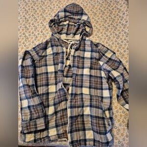 LLBean Womens Hooded Jacket, Relaxed Fit Size 1X